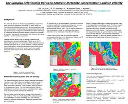 The Complex Relationship Between Antarctic Meteorite Concentrations and Ice Velocity