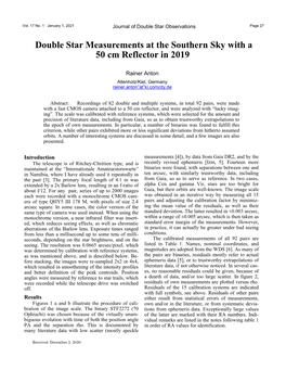 Journal of Double Star Observations V5