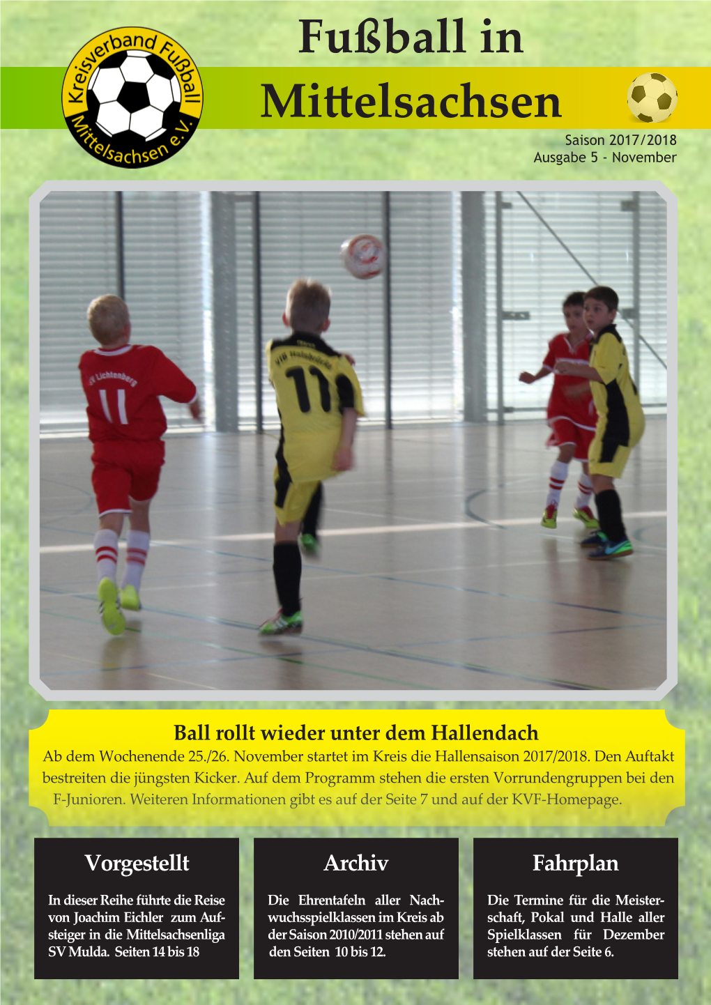 Fußball in Mittelsachsen – 2017/2018 / Ausgabe 5