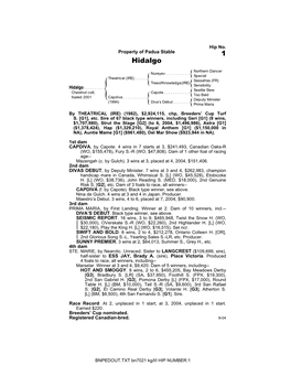 Page 1 by THEATRICAL (IRE) (1982), $2,924,115, Chp, Breeders