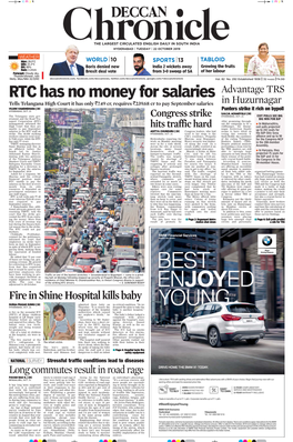 RTC Has No Money for Salaries