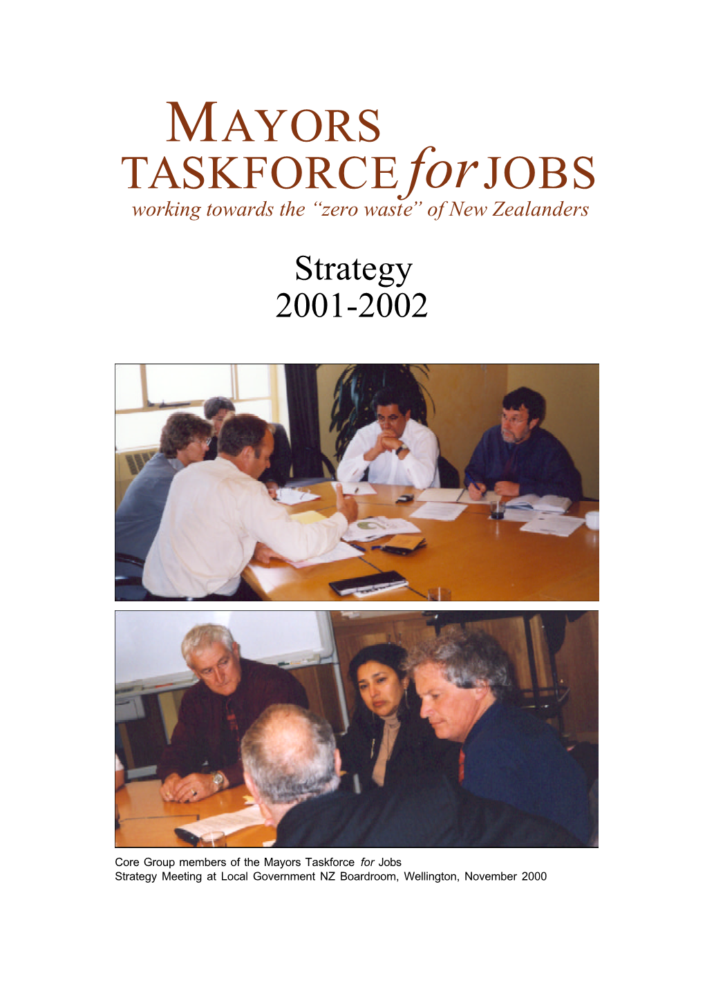 Mtfjobs Strategic Plan 2001-2002