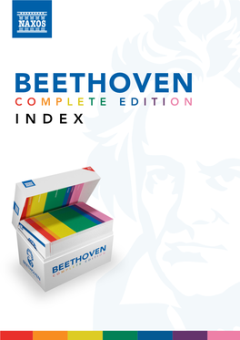 Beethovencomplete Edition Index Table of Contents