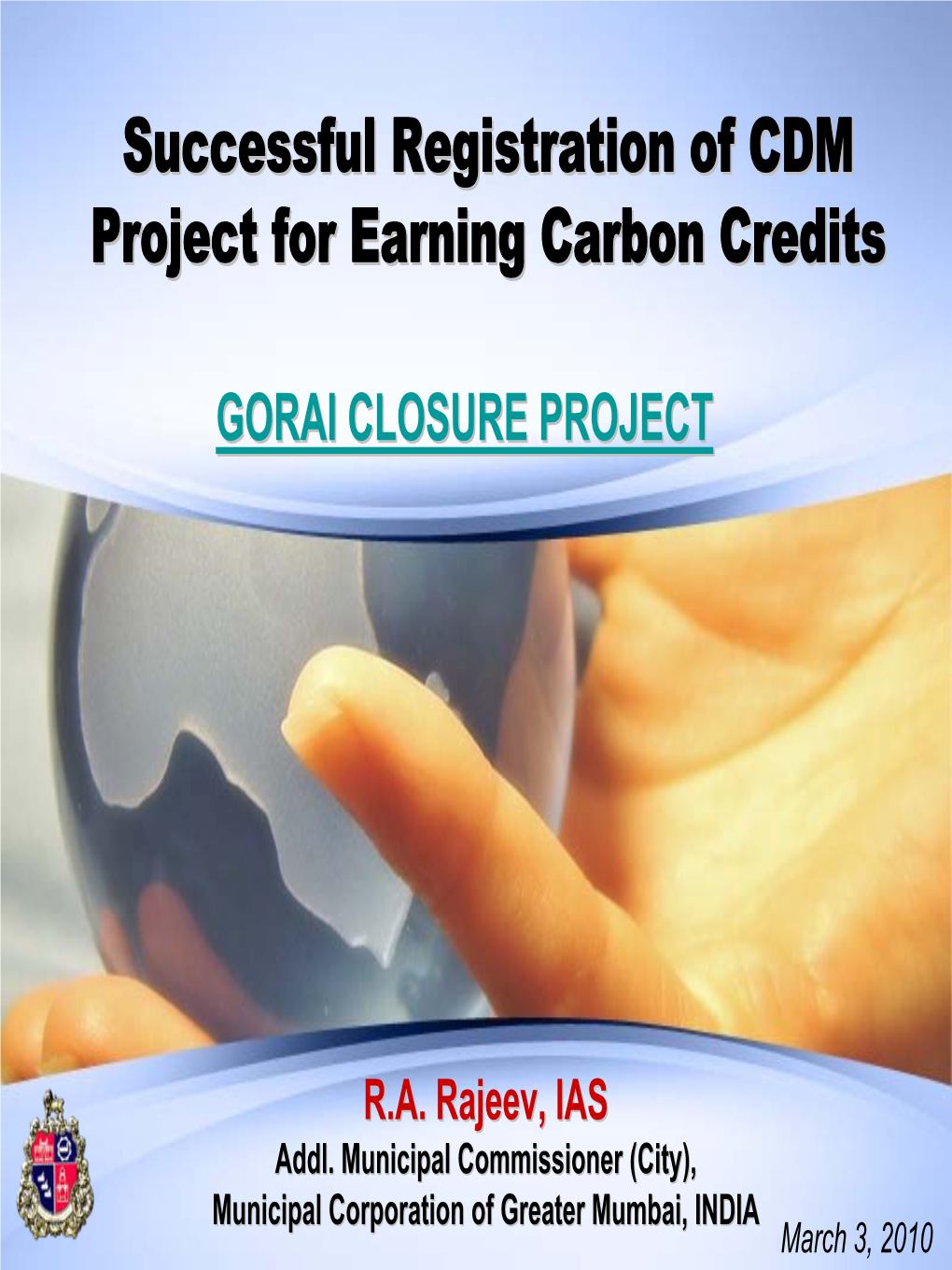 Successful Registration of CDM Project for Earning Carbon Credits