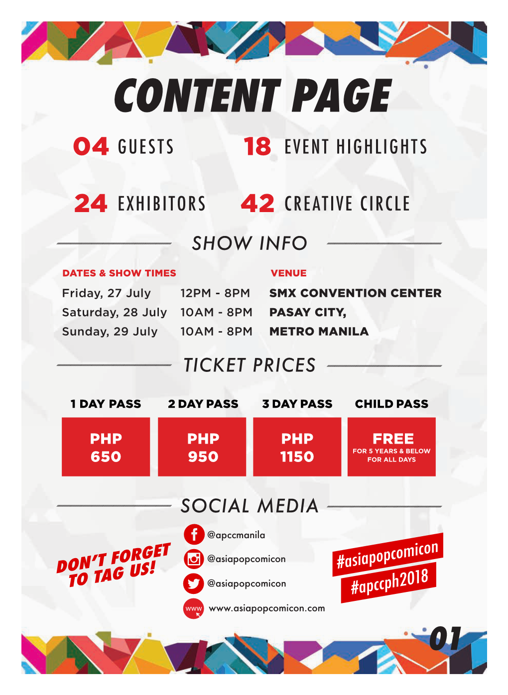 Content Page 04 Guests 18 Event Highlights