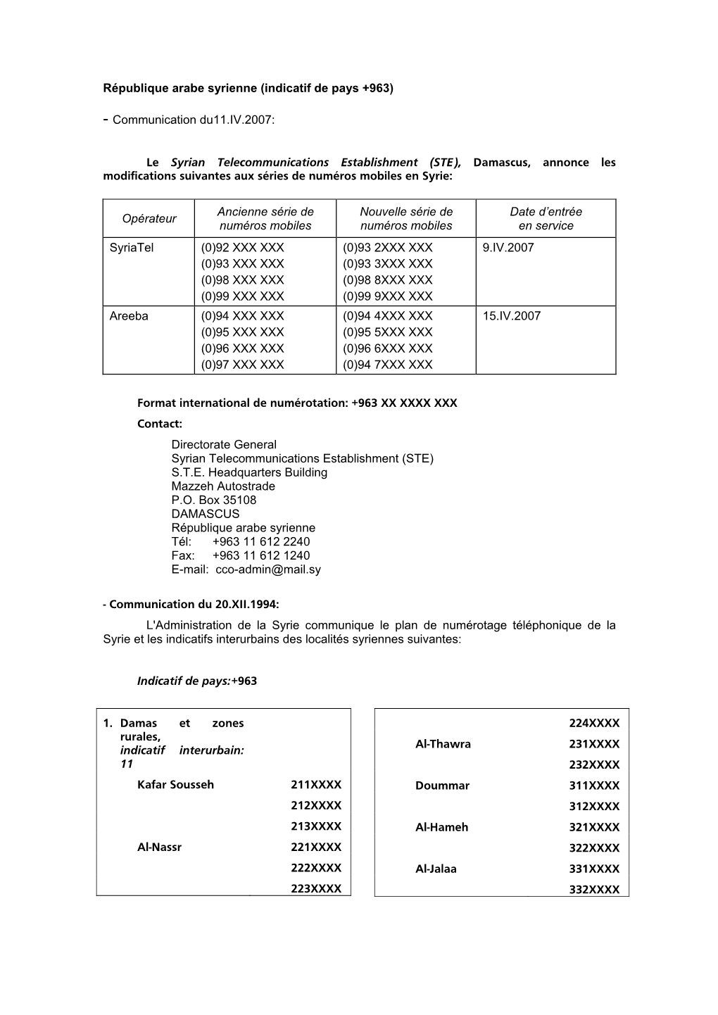 ITU Document