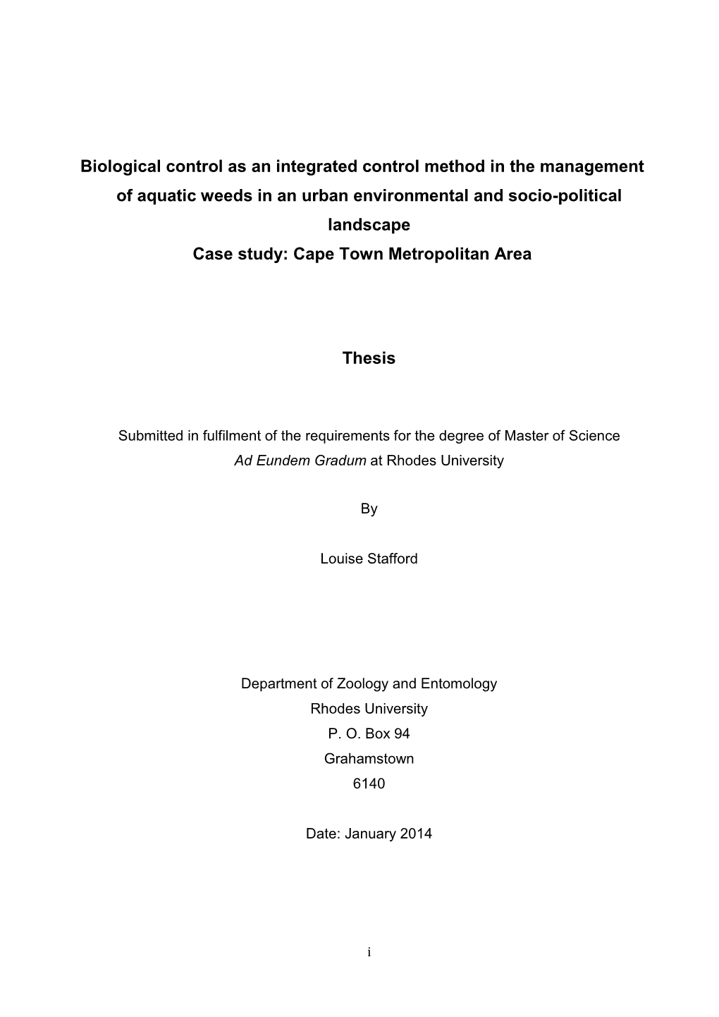 Biological Control As an Integrated Control Method in the Management