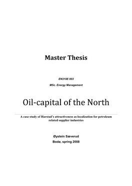 Oil-Capital of the North