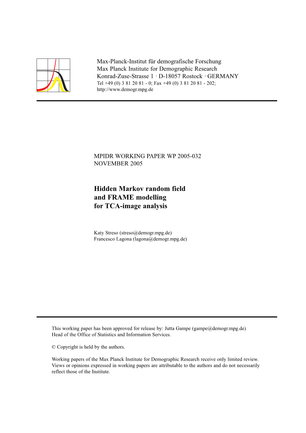 Hidden Markov Random Field and FRAME Modelling for TCA-Image Analysis