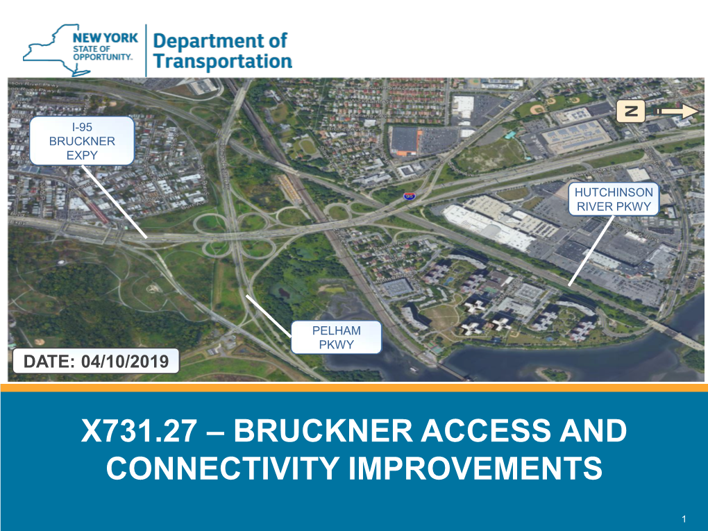 X731.27 – Bruckner Access and Connectivity Improvements