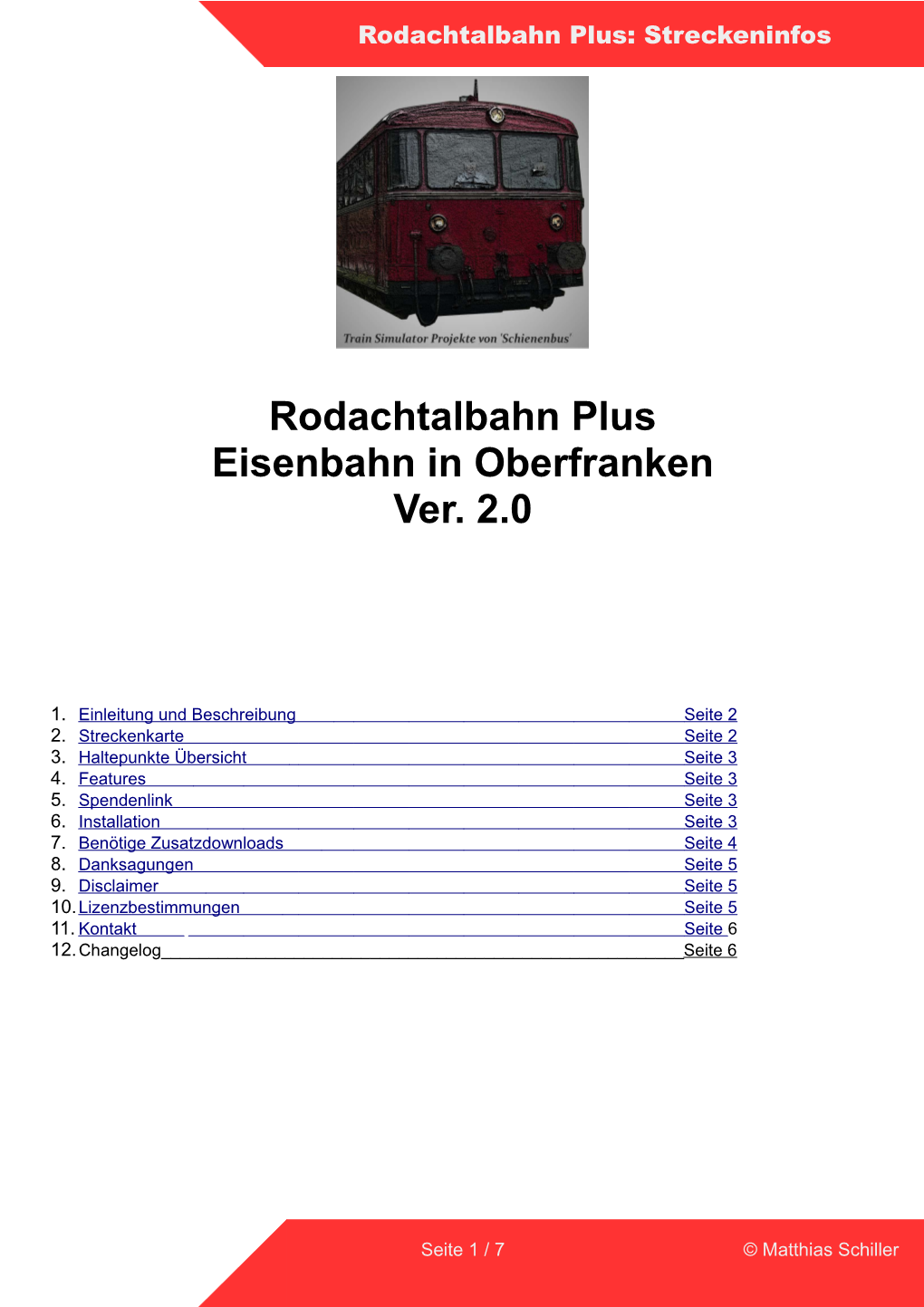 Rodachtalbahn Plus Eisenbahn in Oberfranken Ver. 2.0