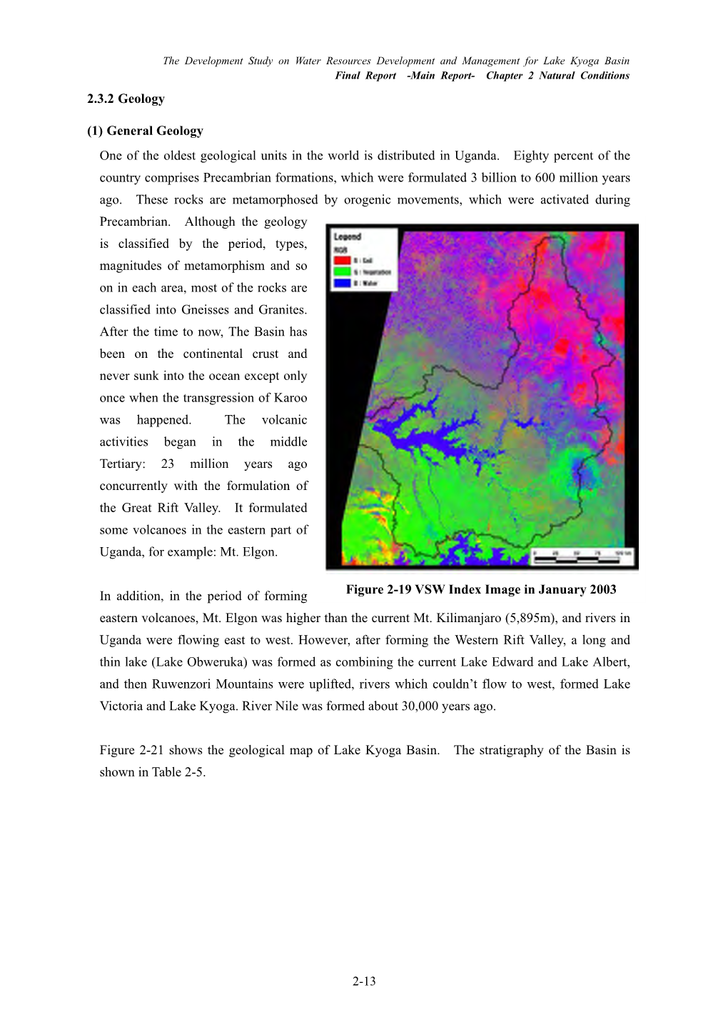 2.3.2 Geology