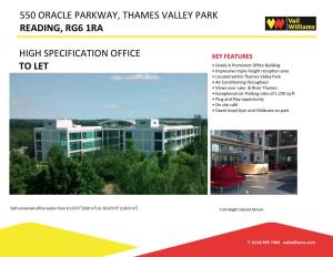 550 Oracle Parkway Thames Valley Park Reading RG6
