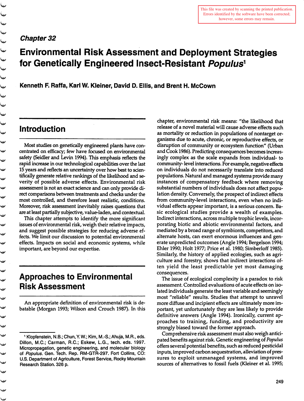 Evolution of Resistant Pest Biotypes and Emergence of Secondary Pests