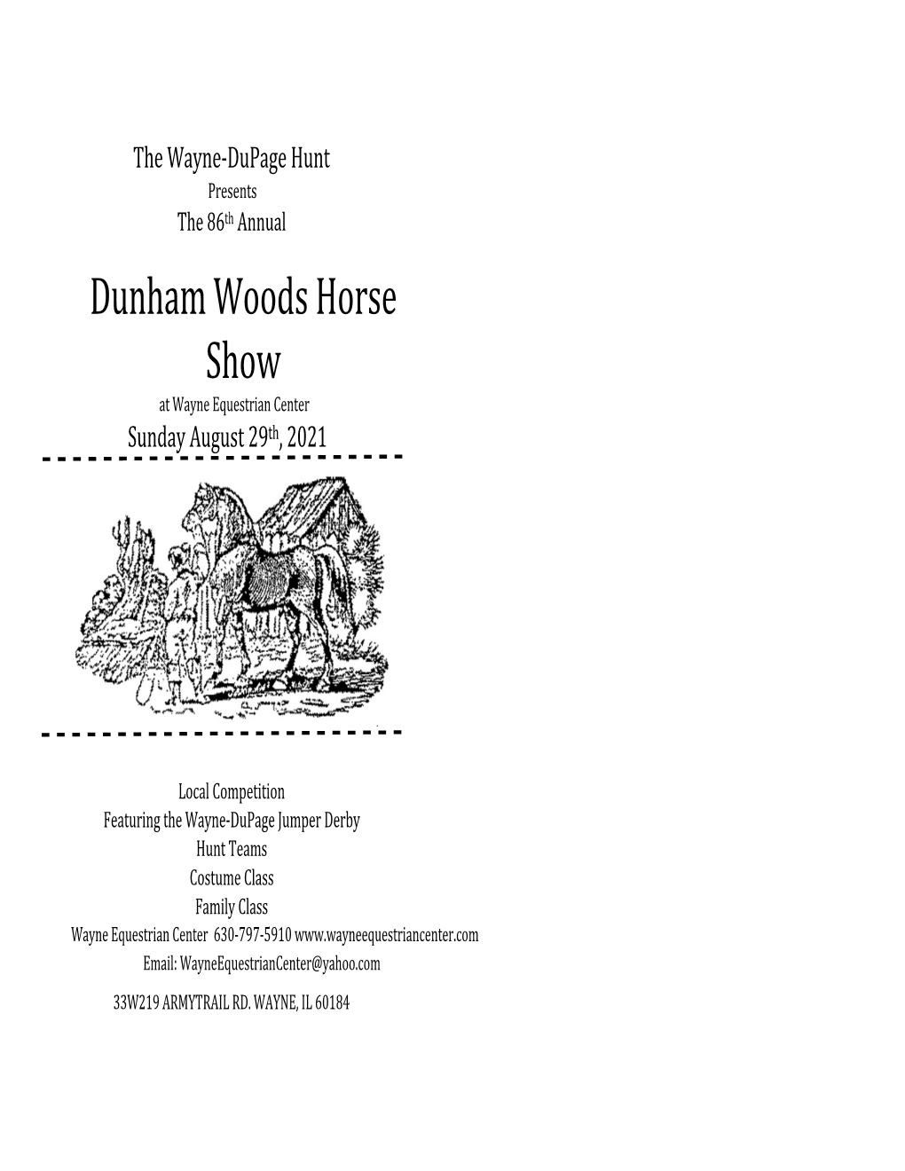 Dunham Woods Horse Show