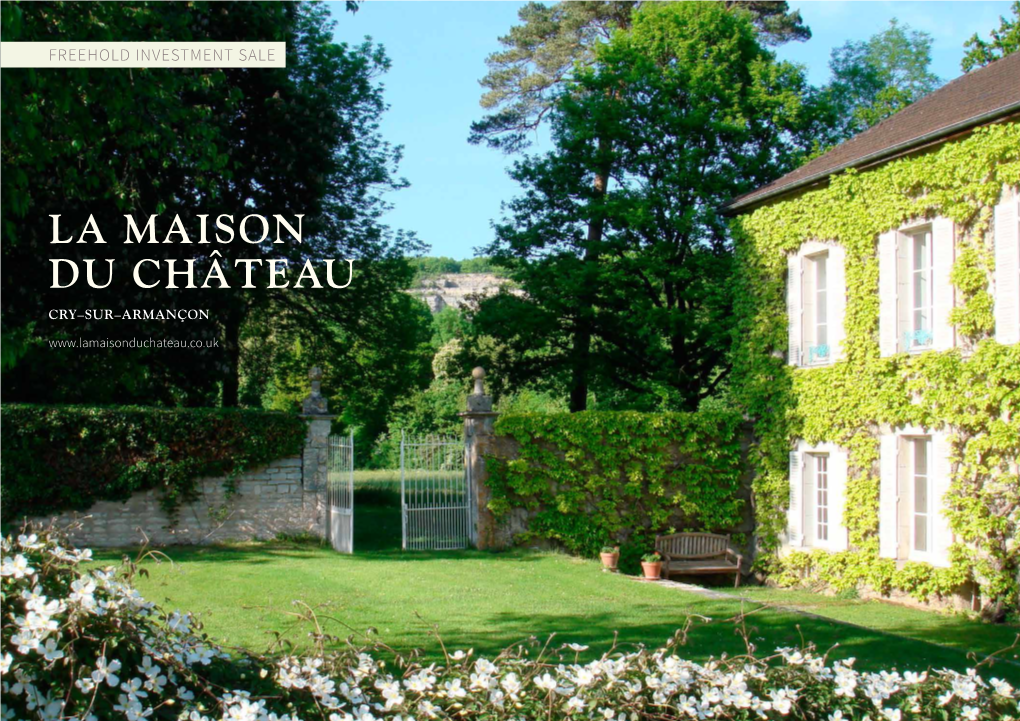 La Maison Du Château Cry–Sur–Armançon La Maison Du Château