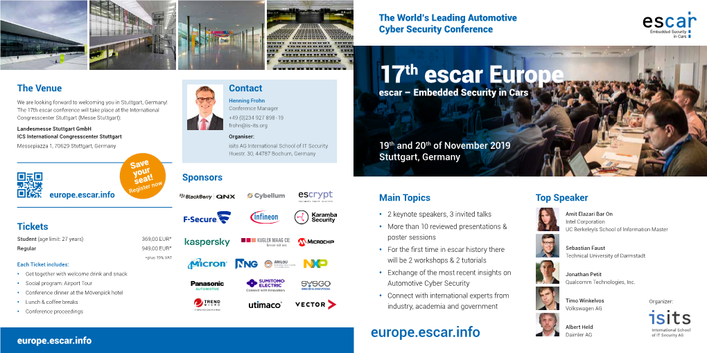 17Th Escar Europe