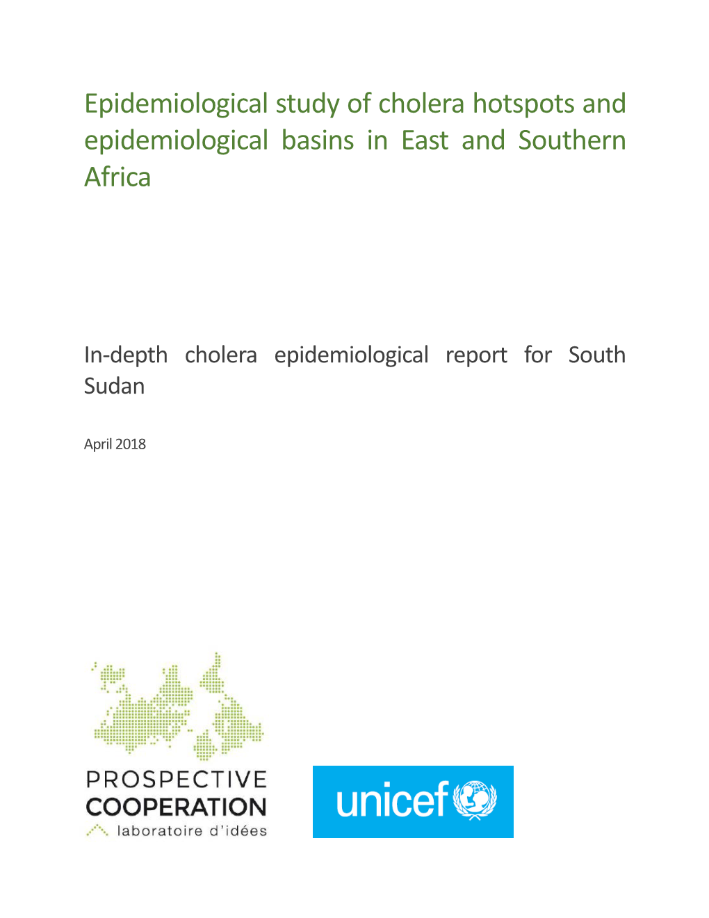 In-Depth Cholera Epidemiological Report for South Sudan