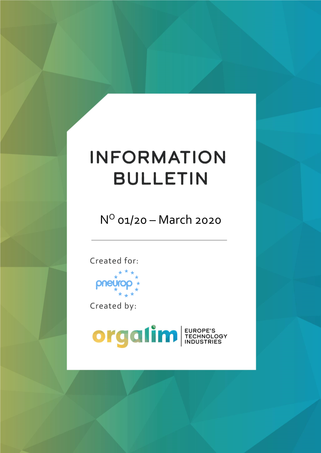 Legislation Information Bulletin No.5 2020