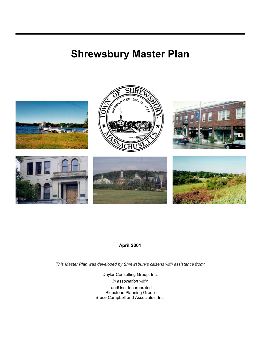 Shrewsbury Master Plan