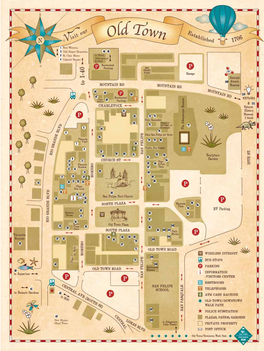 Map of Old Town Albuquerque