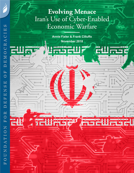Evolving Menace Iran's Use of Cyber-Enabled Economic Warfare
