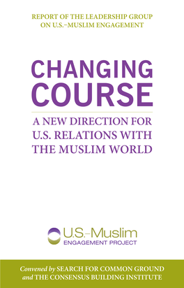 Changing Course a NEW DIRECTION for U.S