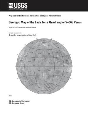 Geologic Map of the Lada Terra Quadrangle (V–56), Venus