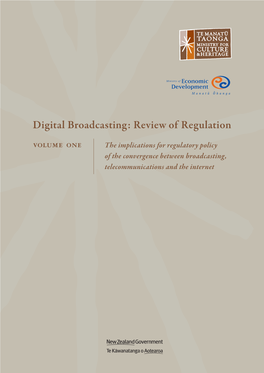 Digital Broadcasting: Review of Regulation