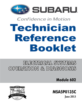 Electrical Systems Operation & Diagnosis