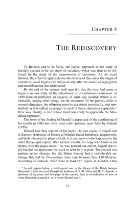 The Rediscovery
