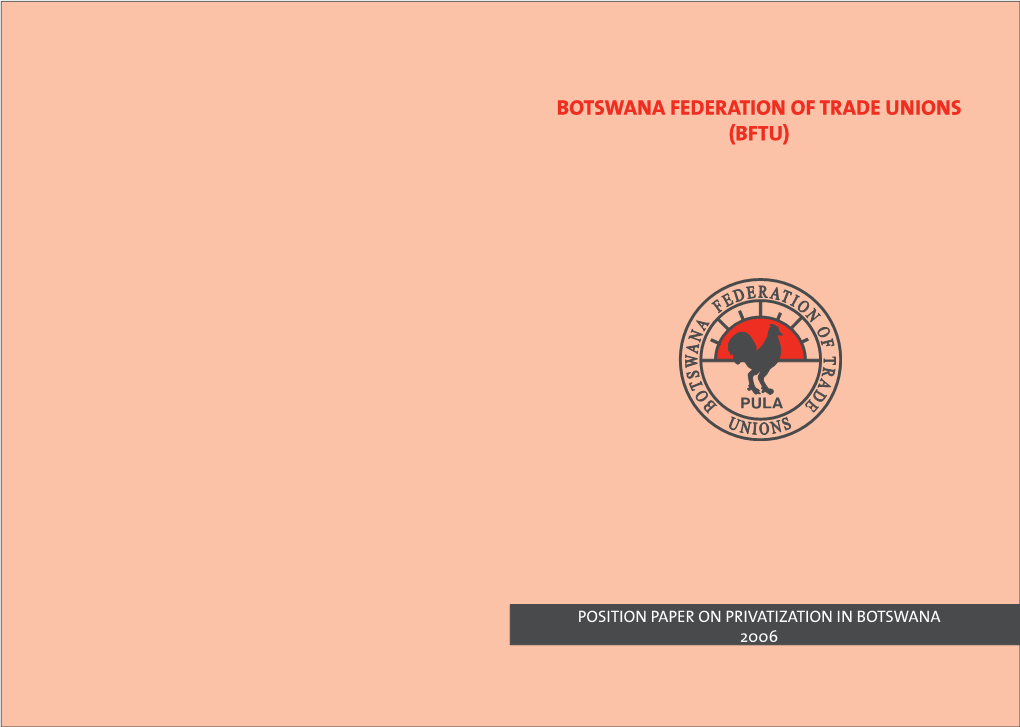 Botswana Federation of Trade Unions (Bftu)