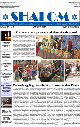 Can-Do Spirit Prevails at Hanukkah Event