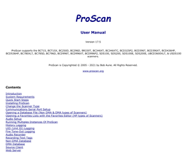 Proscan Manual "Web Server Password Logic" Section for an Explanation