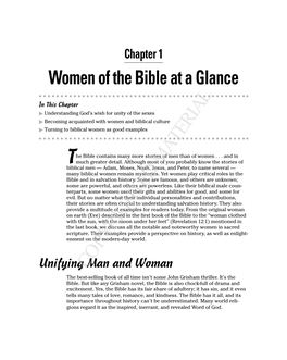 Women of the Bible at a Glance