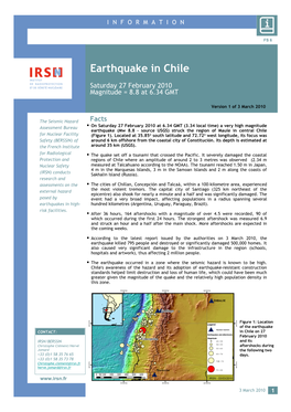 Earthquake in Chile