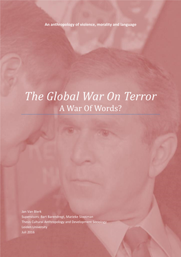 The Global War on Terror a War of Words?