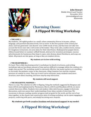 A Flipped Writing Workshop! the Flipped Writing Workshop