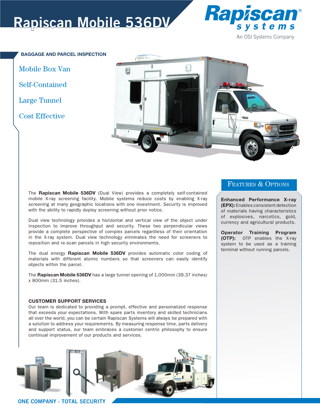 Rapiscan Mobile 536DV an OSI Systems Company