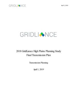 2018 Gridliance High Plains Planning Study Final Transmission Plan