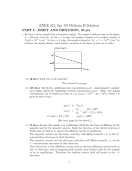 ENEE 313, Spr '09 Midterm II Solution