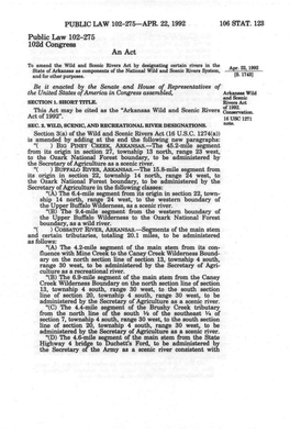 PUBLIC LAW 102-275—APR. 22,1992 106 STAT. 123 Public Law 102-275 102D Congress an Act