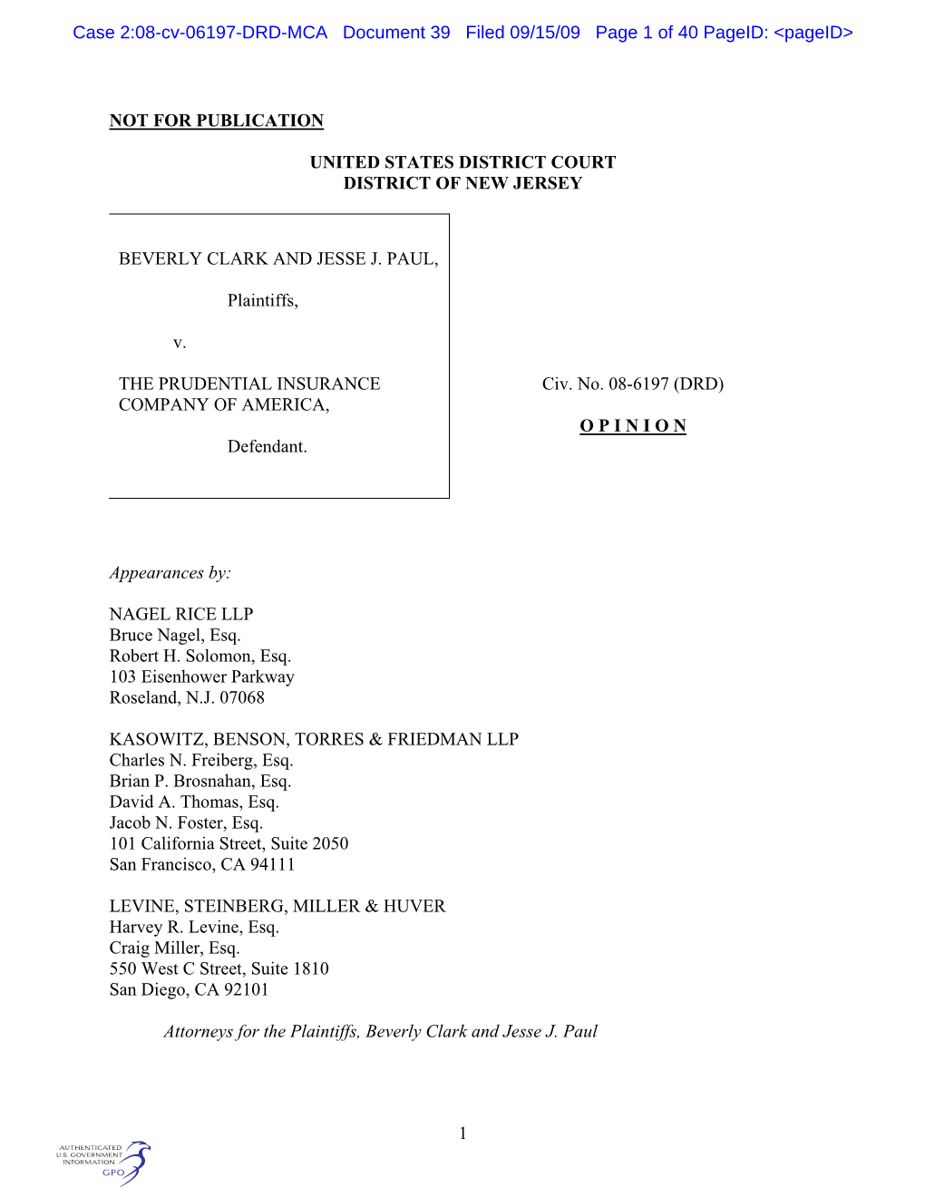 Case 2:08-Cv-06197-DRD-MCA Document 39 Filed 09/15/09 Page