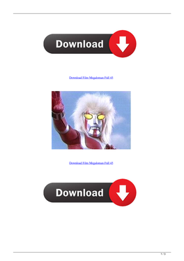 Download Film Megaloman Full 45
