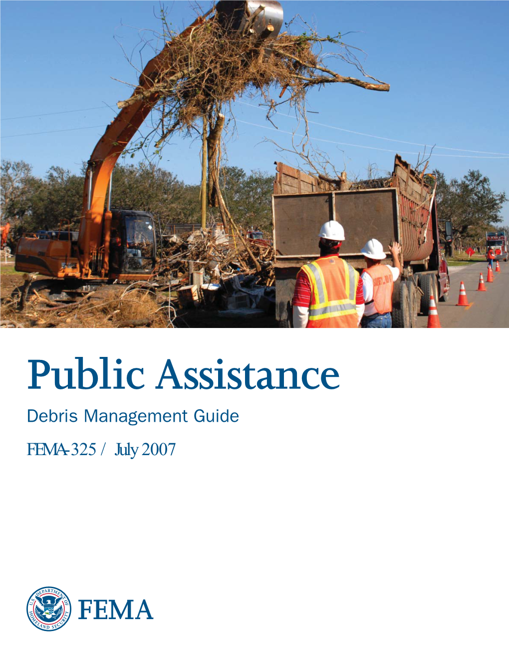 FEMA 325, Public Assistance Debris Management Guide Page I