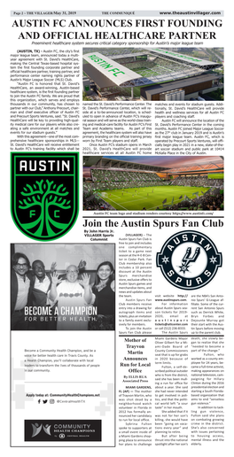 Join the Austin Spurs Fan Club by John Harris Jr