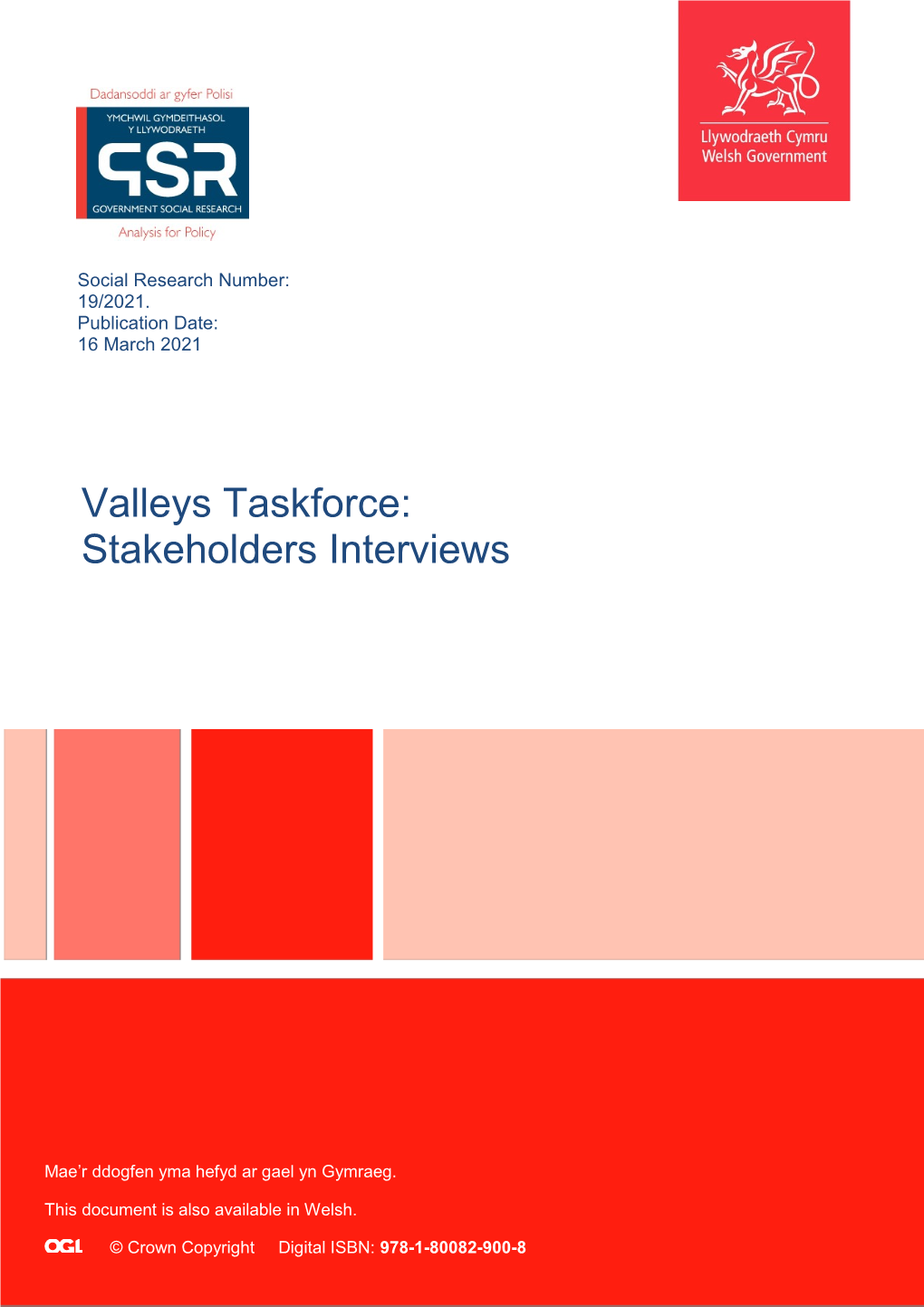 Valleys Taskforce: Stakeholders Interviews