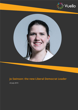 Jo Swinson: the New Liberal Democrat Leader