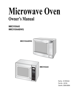 Samsung Oven Microwave Combo Repair Manual MMC5193AAB
