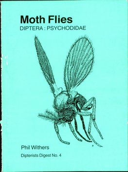 Moth Flies DIPTERA: PSYCHODIDAE